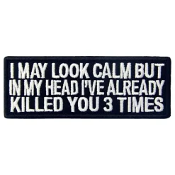 Partyking AB Stofmærke I May Look Calm But... - Accessories