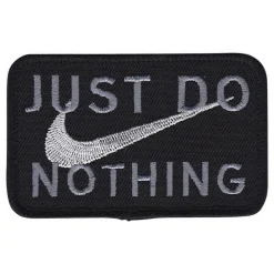 Online Märkbar AB Stofmærke Just Do Nothing