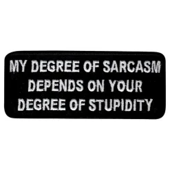 Märkbar AB Stofmærke My Degree of Sarcasm - Accessories