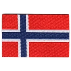 Sale Märkbar AB Stofmærke Norske Flag