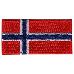 Sale Märkbar AB Stofmærke Norske Flag
