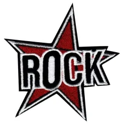 Best Märkbar AB Stofmærke Rock!
