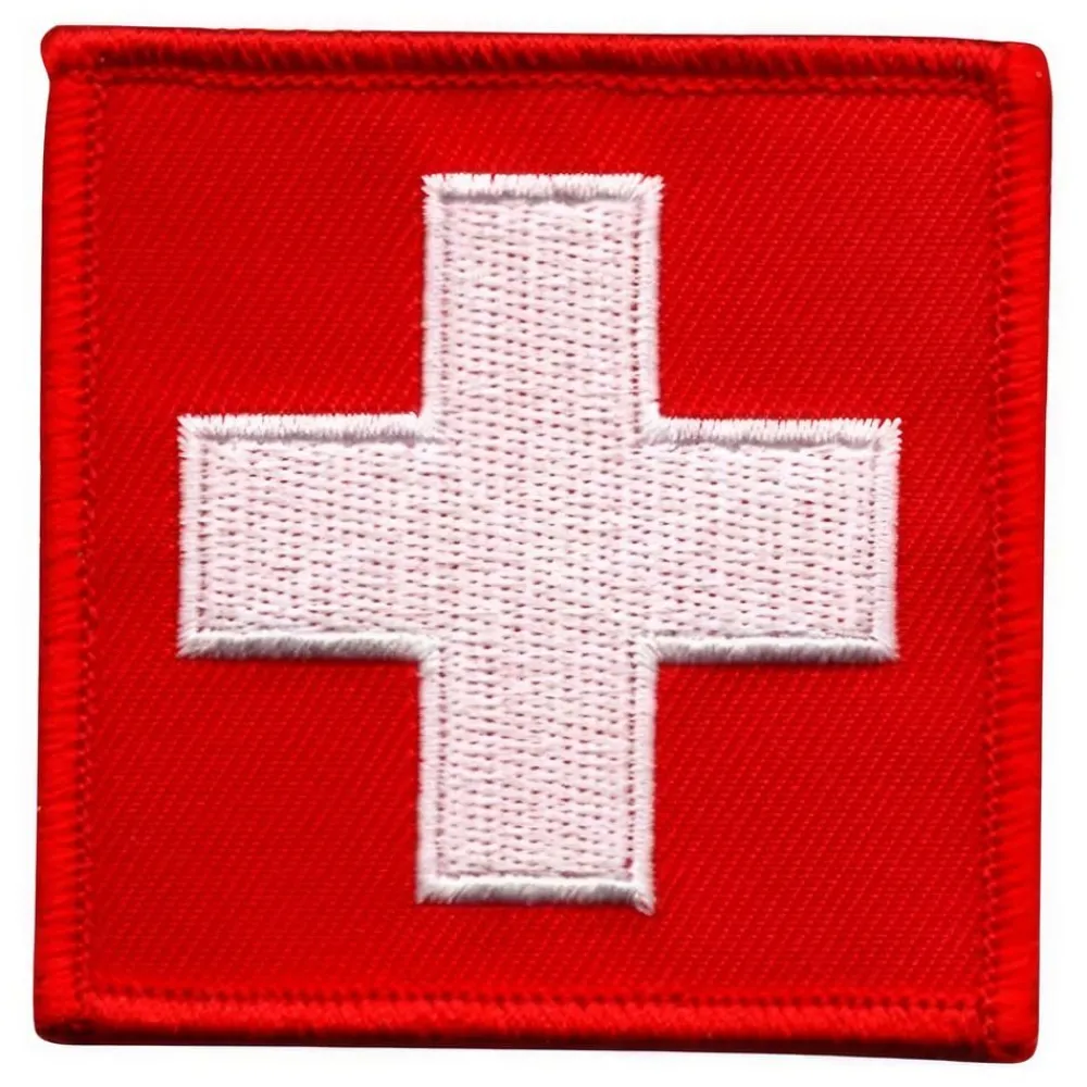 Märkbar AB Stofmærke Sundhedspleje Hvidt Kors First Aid - Accessories
