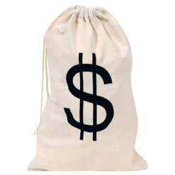 Sale Three Sixty Degrees Ltd Stofpose med Dollartegn