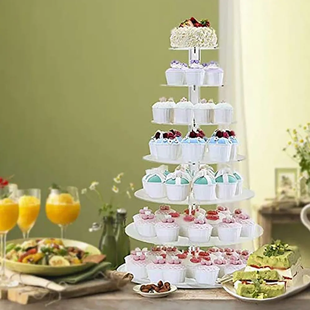 Partyking AB Stort Cupcakestativ i Akrylplast - Servering|Borddækning