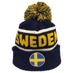 Netshirt Group AB Strikket Hue Pom Pom Sweden - Tøj|Hobby & Fritid