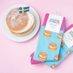 Svensk Husman Socks AB Strømper Fastelavnsboller - Tøj|Souvenirs