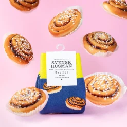 Svensk Husman Socks AB Strømper Kanelsnegle - Tøj|Souvenirs