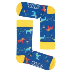 Hot Svensk Husman Socks AB Strømper med Dalaheste