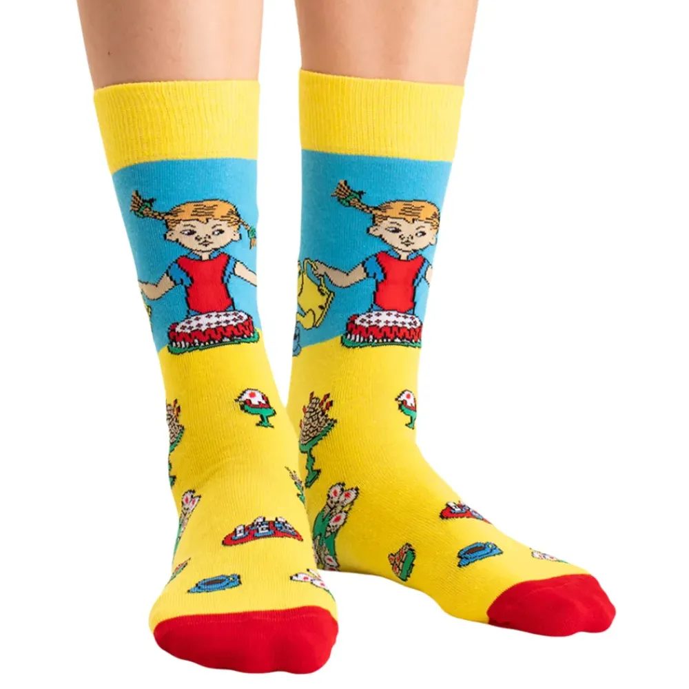 Outlet Svensk Husman Socks AB Strømper Pippi Langstrømpe™ Villa Villekulla Gaveæske