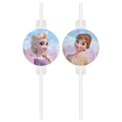 Globos Europe B.V. Sugerør Frost/Frozen 2 - Borddækning|Drinkstilbehør
