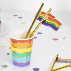 Discount Reithmüller Europe GmbH Sugerør Prideflag Guld