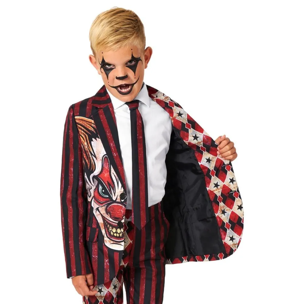 Oppo Merchandise Group B.V. Suitmeister Boys Scary Klovn Jakkesæt - Tøj|Udklædningskostumer