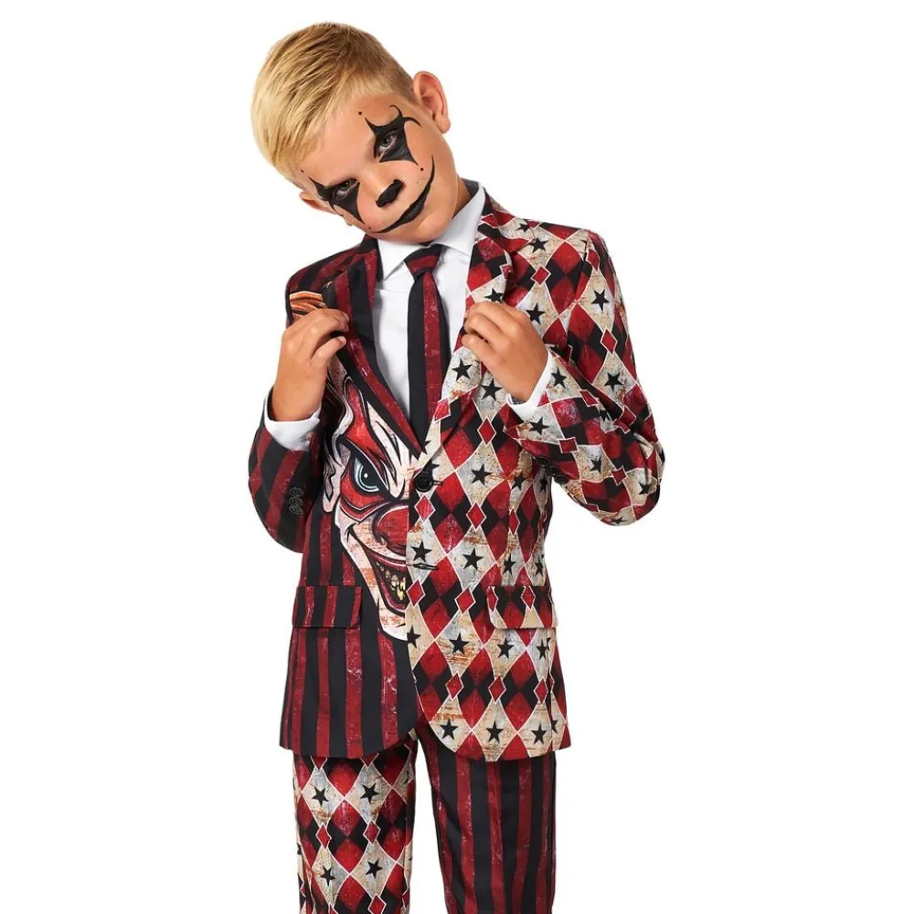 Oppo Merchandise Group B.V. Suitmeister Boys Scary Klovn Jakkesæt - Tøj|Udklædningskostumer