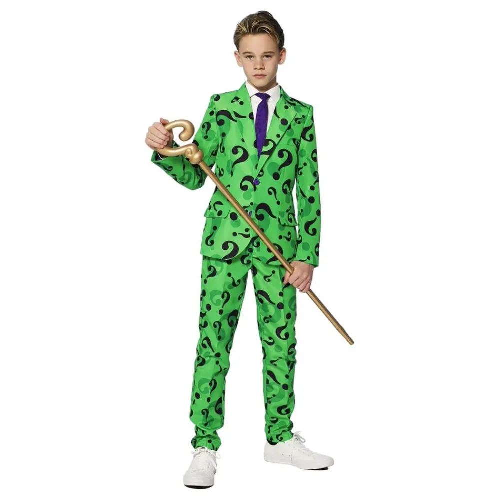 Oppo Merchandise Group B.V. Suitmeister Boys The Riddler Jakkesæt - Tøj|Udklædningskostumer