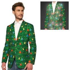 Sale Oppo Merchandise Group B.V. Suitmeister Christmas Green Tree Light Up Jakkesæt