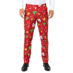 New Oppo Merchandise Group B.V. Suitmeister Christmas Red Icons Light Up Kostume