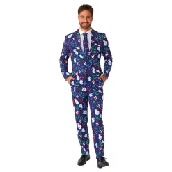 Clearance Oppo Merchandise Group B.V. Suitmeister Christmas Snowman Blåt Jakkesæt