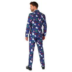 Clearance Oppo Merchandise Group B.V. Suitmeister Christmas Snowman Blåt Jakkesæt