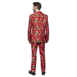 Discount Oppo Merchandise Group B.V. Suitmeister Christmas Trees Stars Rødt Jakkesæt