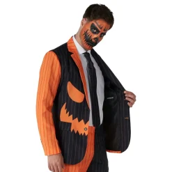 New Oppo Merchandise Group B.V. Suitmeister Jack-O Pinstripe Black Jakkesæt