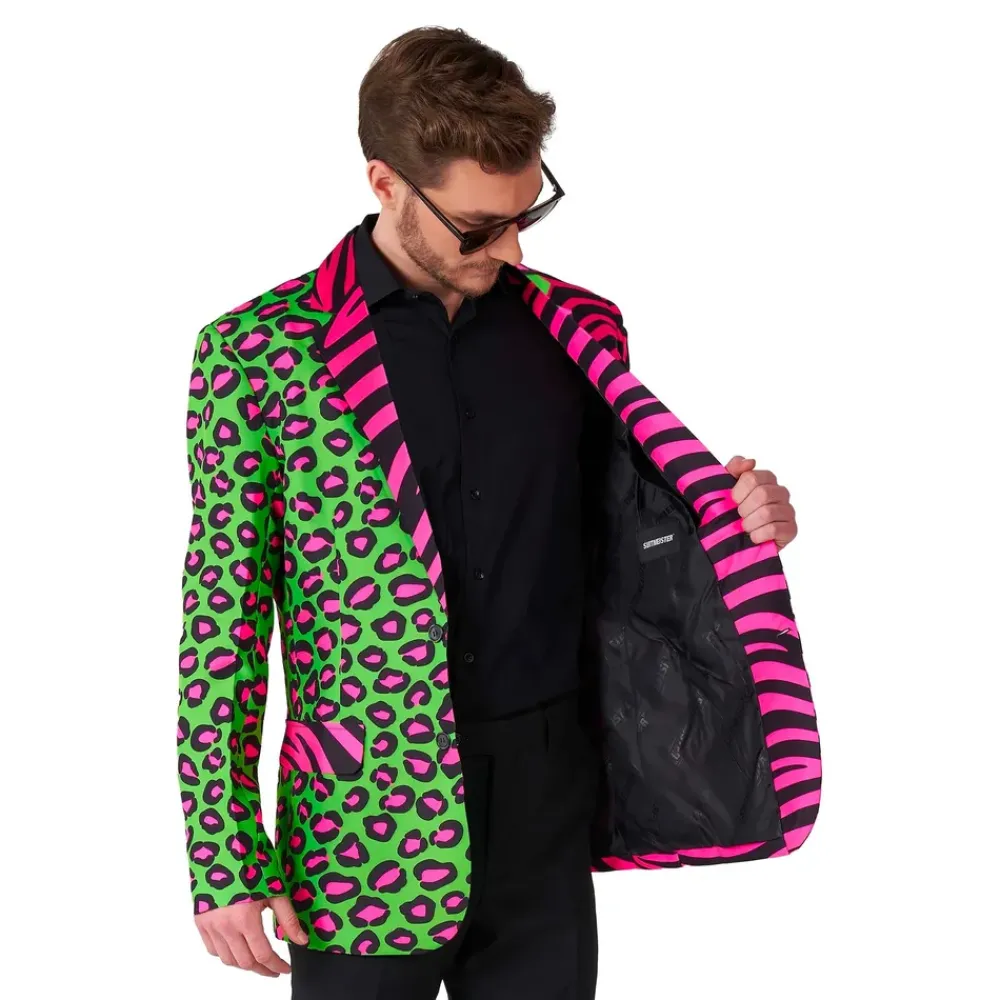 Discount Oppo Merchandise Group B.V. Suitmeister Party Animal Neon Jakke