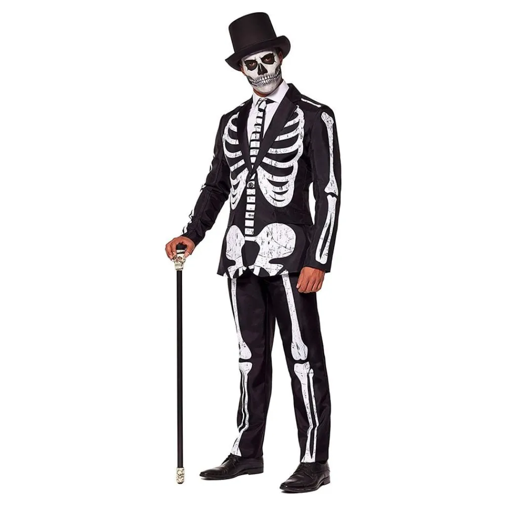 Oppo Merchandise Group B.V. Suitmeister Skeleton Grunge Black Jakkesæt - Tøj|Udklædningskostumer