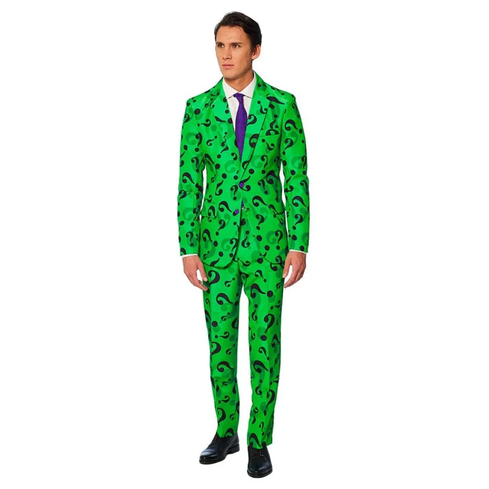 Oppo Merchandise Group B.V. Suitmeister The Riddler Kostume - Tøj|Udklædningskostumer