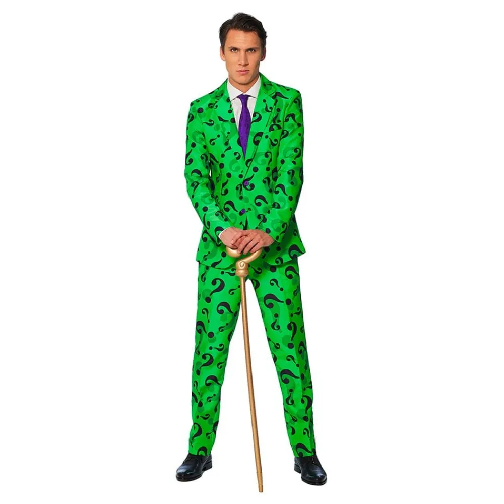 Oppo Merchandise Group B.V. Suitmeister The Riddler Kostume - Tøj|Udklædningskostumer