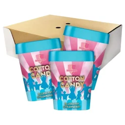 Outlet ERT Godis AB Sundlings Candyfloss Blueberry/Strawberry Økonomipakke