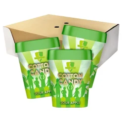 ERT Godis AB Sundlings Candyfloss Sour Apple Økonomipakke - Snacks|Slik