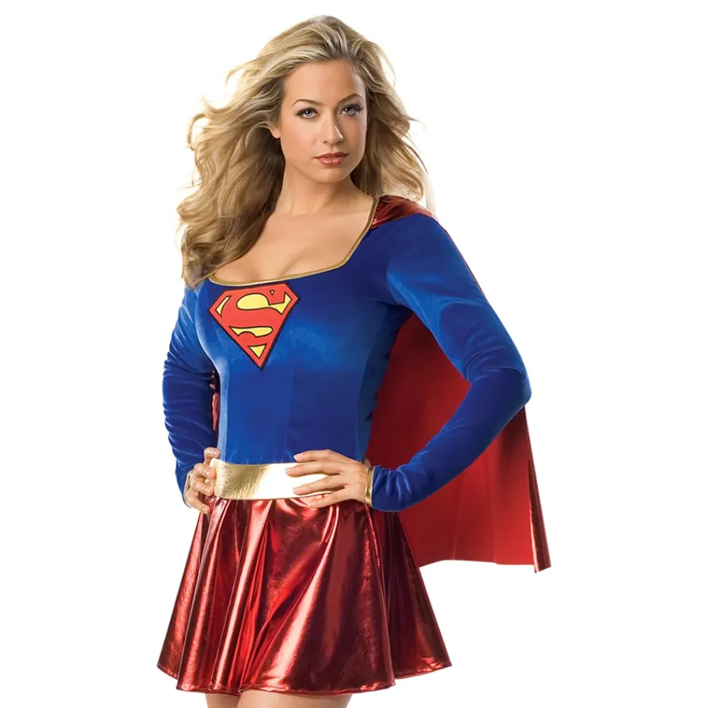 Rubies Netherland B.V. Supergirl Deluxe Kostume - Udklædningskostumer|Kostumetema