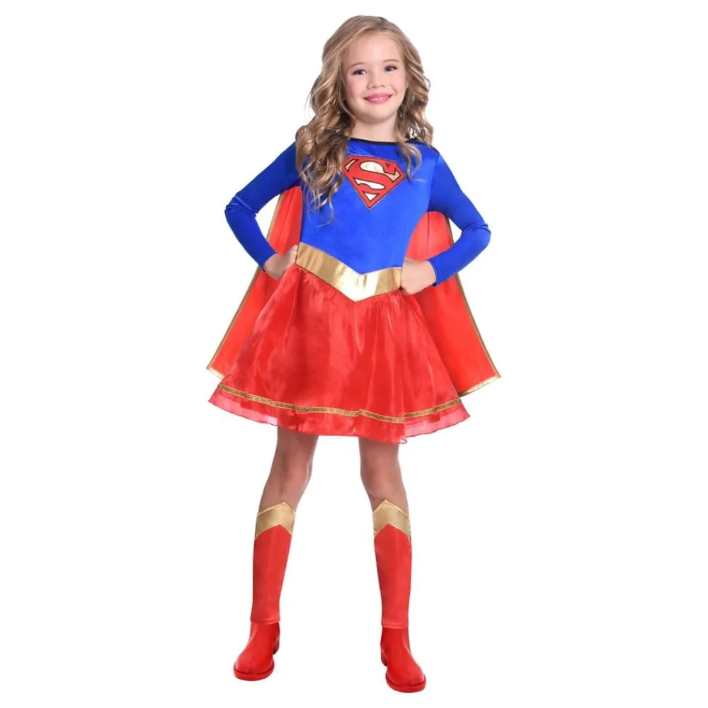 Reithmüller Europe GmbH Supergirl Klassisk Børnekostume - Udklædningskostumer|Kostumetema