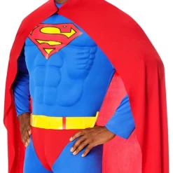 Rubies Netherland B.V. Superman Deluxe med muskler kostume - Udklædningskostumer|Kostumetema