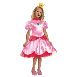 Jakks Europe B.V. Super Mario Prinsesse Peach Børnekostume - Udklædningskostumer|Kostumetema