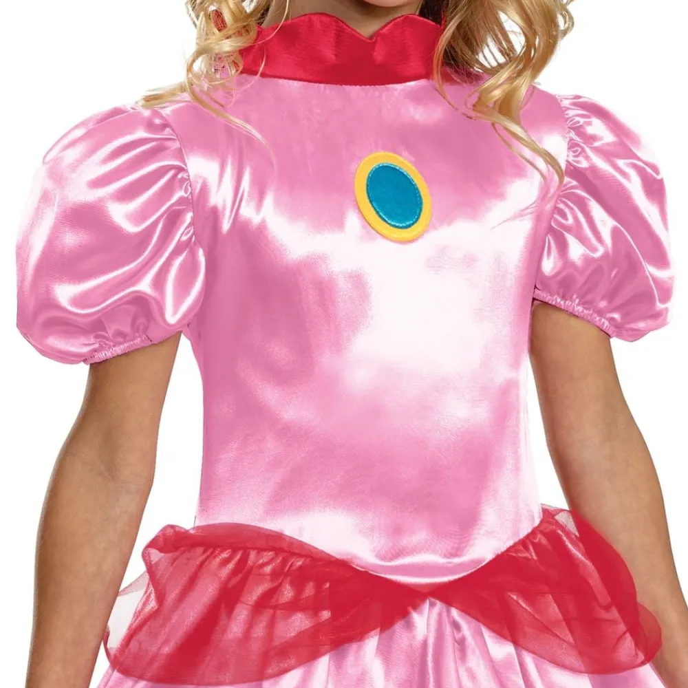 Jakks Europe B.V. Super Mario Prinsesse Peach Børnekostume - Udklædningskostumer|Kostumetema