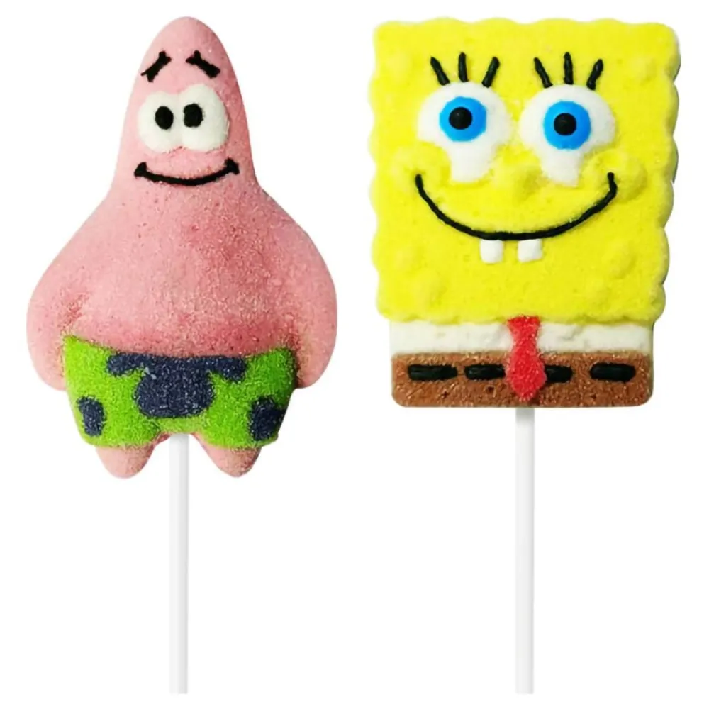 Clearance ERT Godis AB SvampeBob Marshmallow Slikkepind