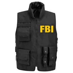 Widmann S.r.l. SWAT Vest Sort - Tilbehør|Udklædningskostumer