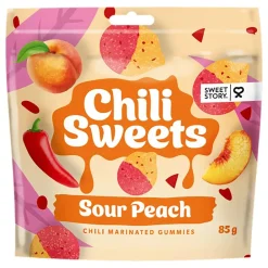 USA Godis AB Sweet Story Chili Sweets Sour Peach - Slik