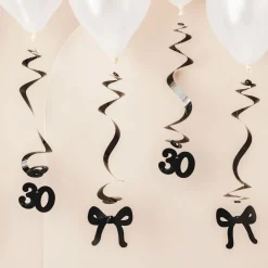 Sale PartyDeco sp. z o.o. Swirls Tal 30 Sort