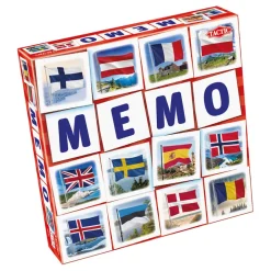 Tactic Sverige AB Tactic Memo Flag Memory - Spil & Leg