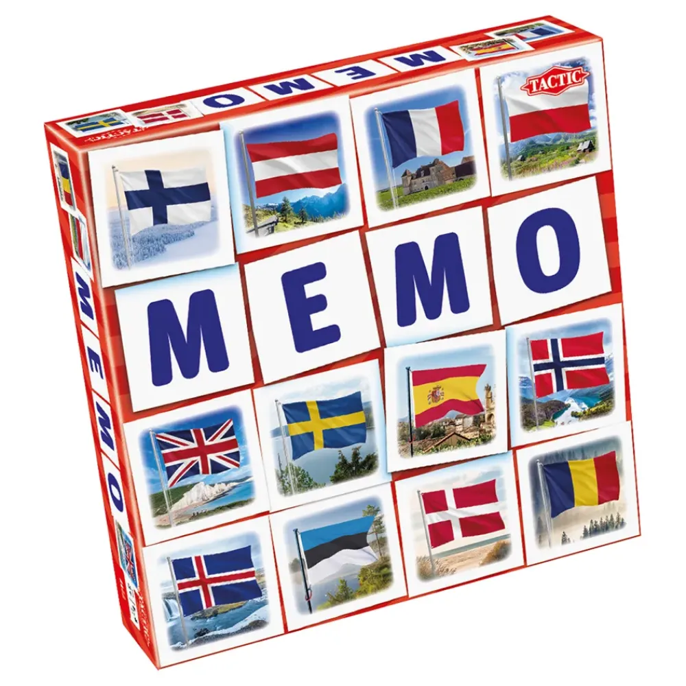 Tactic Sverige AB Tactic Memo Flag Memory - Spil & Leg