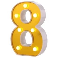 New Partyking AB Tal Guld med LED-Belysning