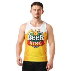 Fiestas Guirca, S.L Tanktop Beer King - Tøj|Hobby & Fritid