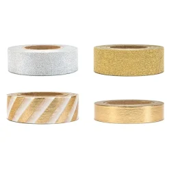 PartyDeco sp. z o.o. Tape Guld/Sølv Mix - Hobby & Fritid|Gaveindpakning