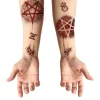 Fiestas Guirca, S.L Tatoveringer Pentagram - Sminke