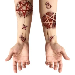 Fiestas Guirca, S.L Tatoveringer Pentagram - Sminke
