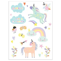 Clearance Folat B.V. Tatoveringer Unicorns & Rainbows