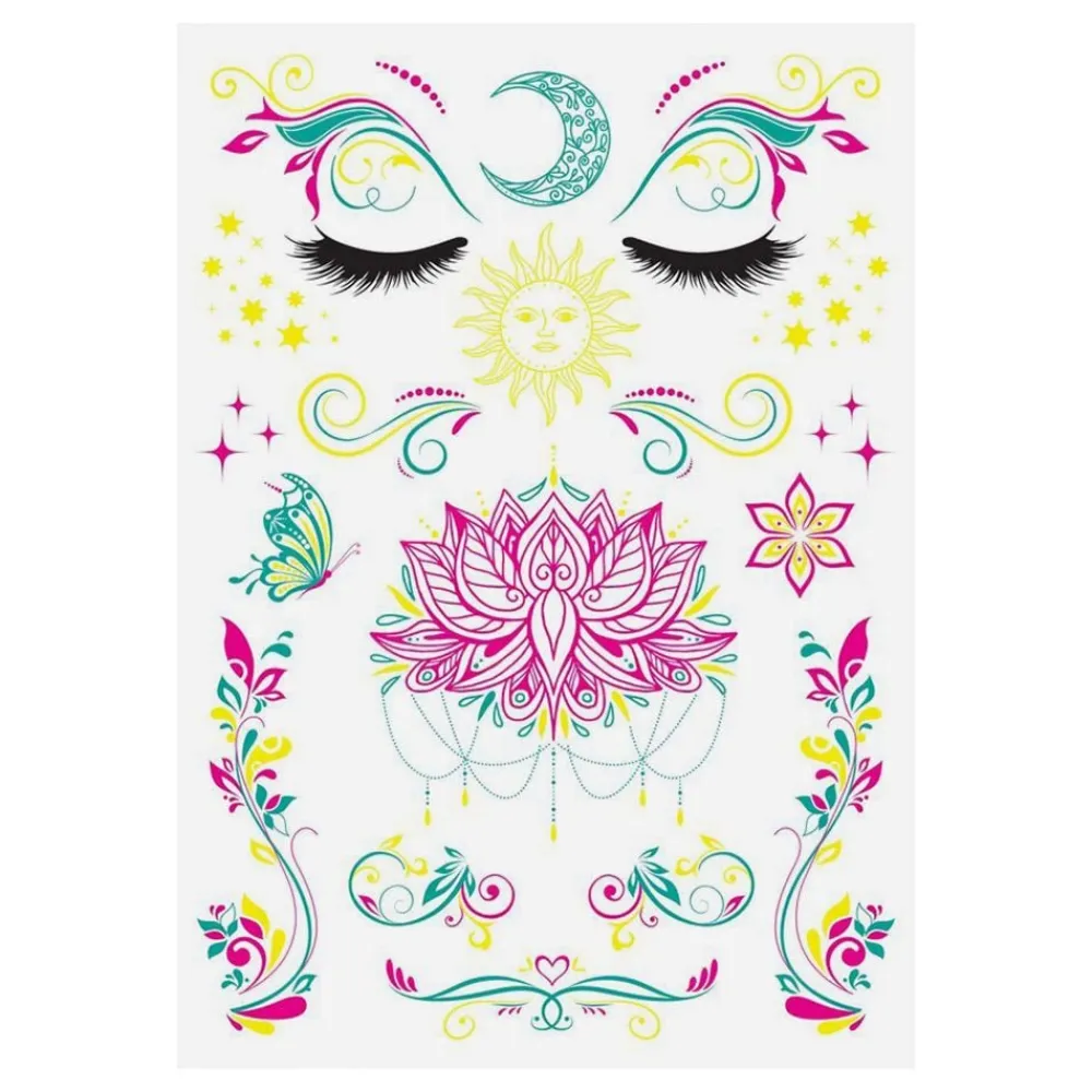 New Ptit Clown Tatoveringer UV Neon Mystik