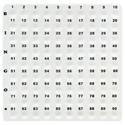 RingBingo Sweden AB Tavle til Bingokurv - Spil & Leg